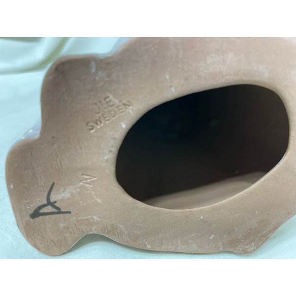 Risberg Swedish Scandinavian Wedding JIE Gantofta Sweden 10" Bride and Groom Pot - Picture 4 of 6